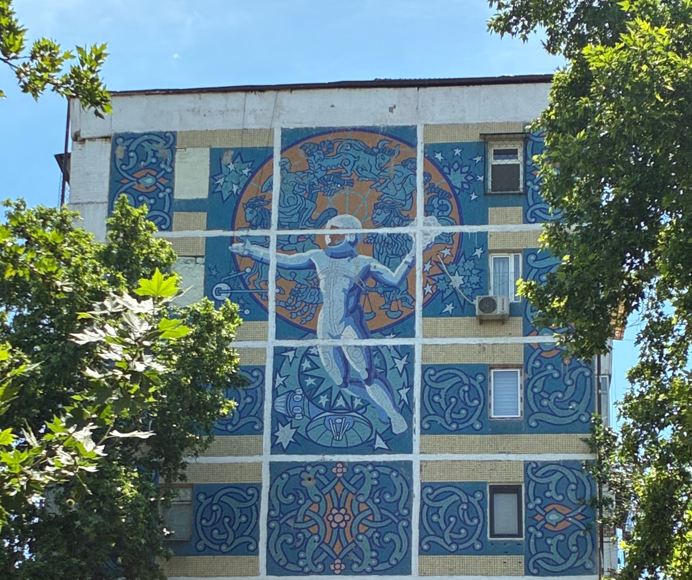 A picture of a mosaic